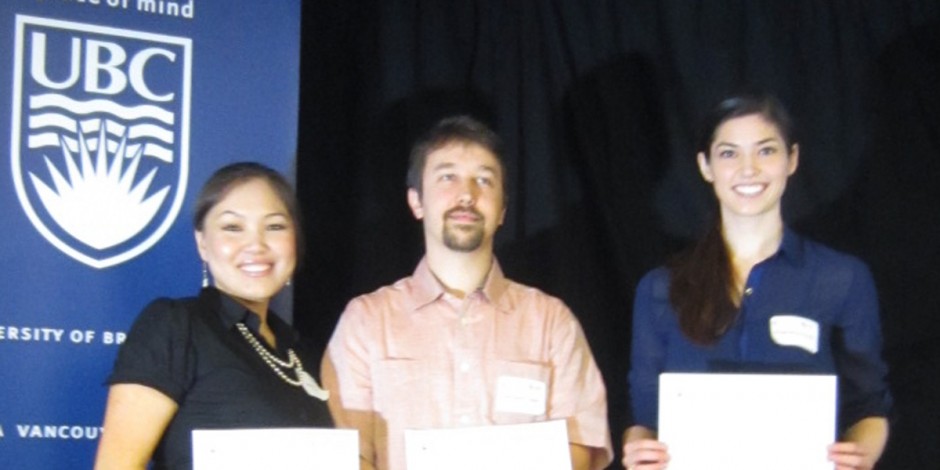 L to R: 2.Sun-Nee Tan: People's Choice, Serbulent Turan: 1st Place, Magdalene Payne: Runner-up